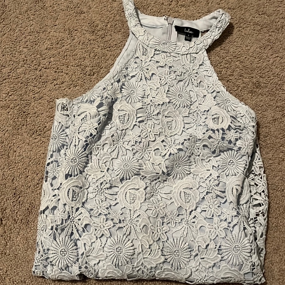 Lulu dusty blue dress